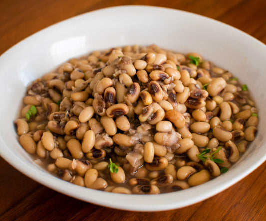 Braised Purple Hull or Black-Eyed Peas