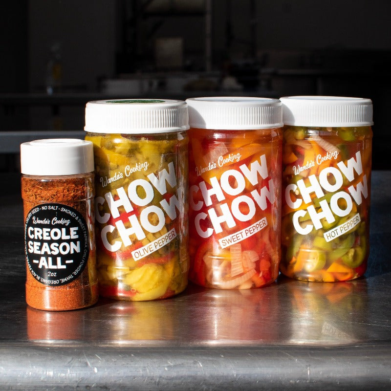 Cooking Pepper Chowchow with Wanda